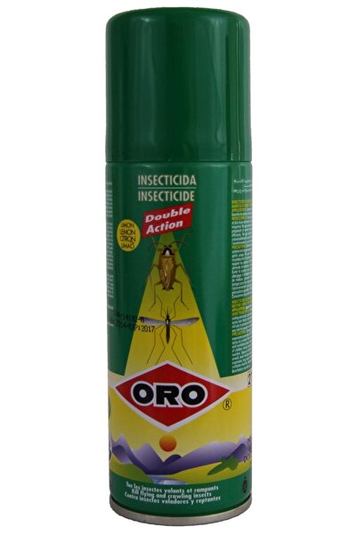 ORO Insekticidní sprej proti komárům a švábům, 400 ml, - Dvojí účinek - Citron