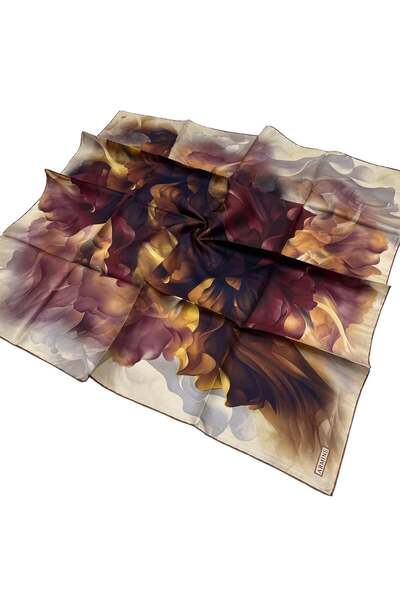 Armine Silk Scarf 9244D (Sura) (Nostalji̇)-01