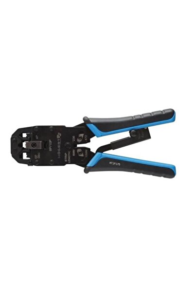 Hogert Clește de sertizat pentru conectori RJ11, 4P/6P/8P/10P, Hogert, 200 mm...
