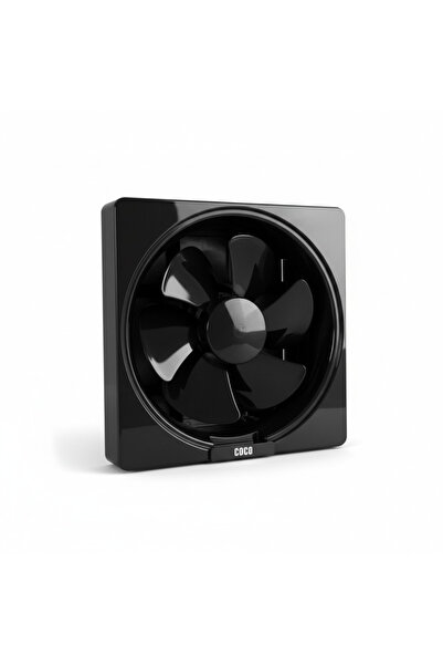 HOMIEAN مروحة شفط جداري أسود مقاس 25×25 - هوميان
