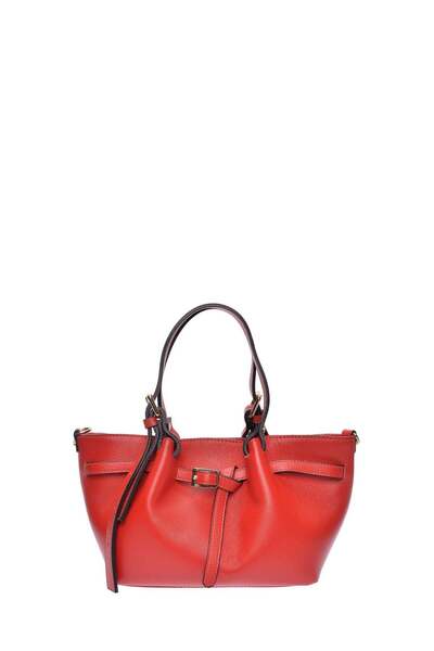 SimpleFind Luisa Vannini Geanta piele -Lidia-Rosu,Geanta de mana piele natura...