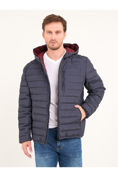 Lee Cooper - Jacheta barbat groasa cu gluga si buzunare