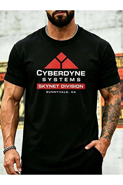4CR تي شيرت مطبوع عليه Cyberdan System Cyberspace Division، تي شيرت بأكمام قص...