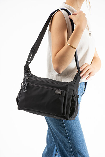 WİKİDAYS.S MODA TRENDİ Multi-Pocket Women's Messenger Bag - Fabric Crossbody Bag