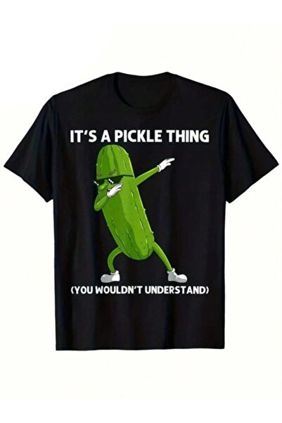 23ERVA 1pc Womens Funny Dabbing Pickle TshirtCotton 180gsm.Printed Tee.Unisex...
