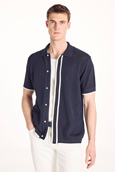 Ted Baker Lacivert Erkek Hırka TBMRKW2068