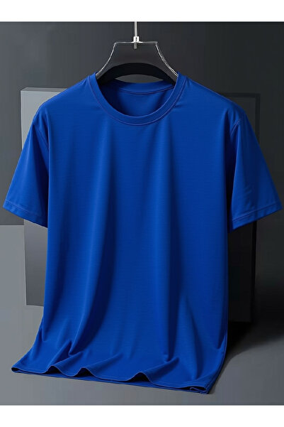 l'eivor Regular Fit Unprinted Plain 100% Cotton Men's T-Shirt