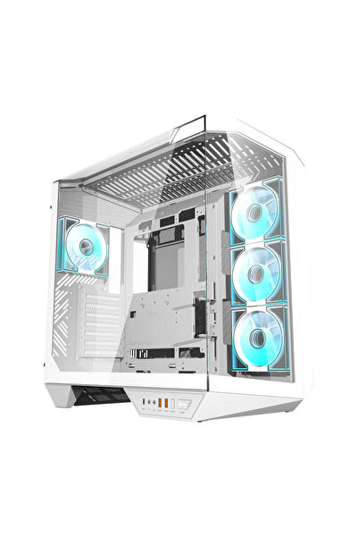 Other Carcasă de calculator Darkflash cu 4 ventilatoare LED albe pentru gamer...