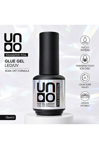 unogel Uno Transfer Foil Gel Folyo Transfer Jeli Yapıştırıcısı 15 ml
