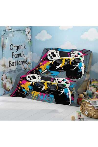 Elmas Dizayn Teen Kids Television Tv Seat Bed Camping Blanket Cover 100%100 O...