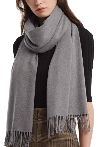STARSTAR Women's winter scarf 197x70cm burgundy silky soft elegant.