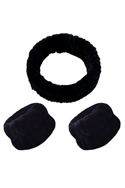 STARSTAR Facial headband+wristband 3pc absorbent makeup cleansing set.