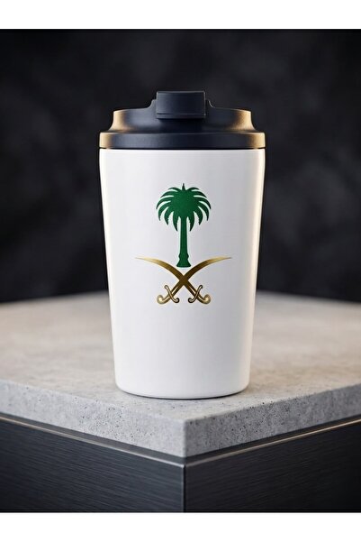 Generic Brand Arabian Kingdom Logo Coffee Mug, Which Is Designed to Keep Drin...