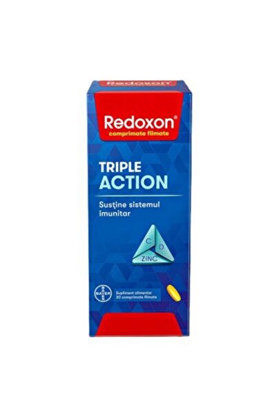 Bayer Redoxon Triple Acțiune, 30 comprimate filmate,