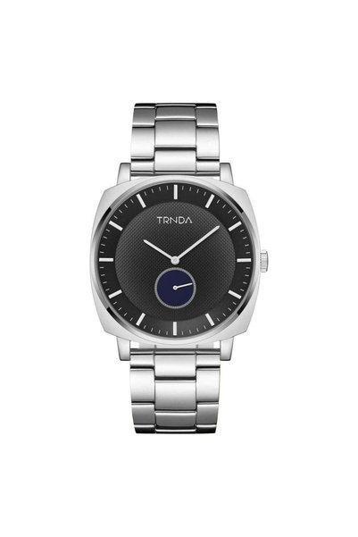 TRNDA Men's Stainless Steel Watch, Silver Gradient Dial | Trnda45mm