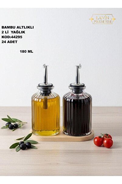 Lavin konak alışveriş bambu altlıklı yağlık sirkelik 2 li 44295