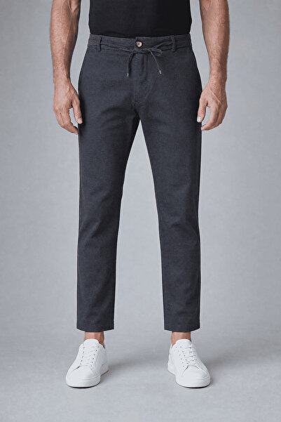 Bisse Gray Polyester Jogger Sports Pants