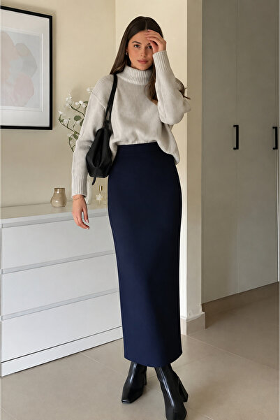 CNG MODA Scuba Buy Elastic Pencil Skirt