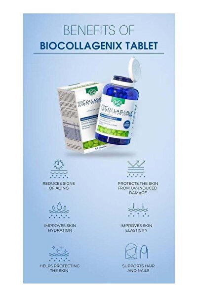 Biocollagenix ESI Bio Collagenix Lift Marine Collagen Type I & III Tablets 120s