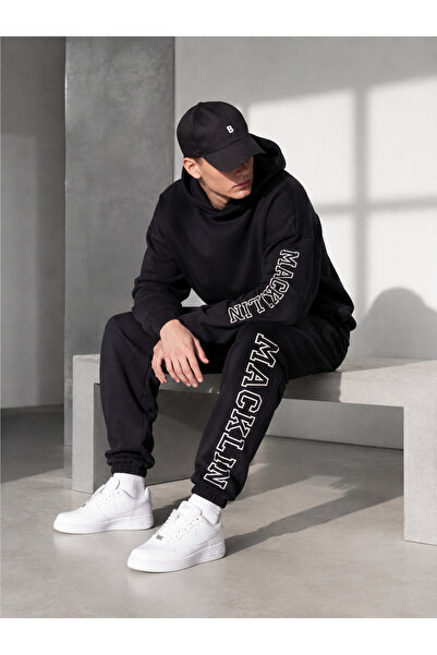 darkopia Unisex Men's and Women's Macklin Oversized 3 Thread Hooded Tracksuit...