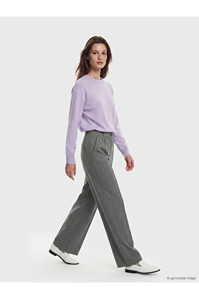 LC Waikiki Pantaloni de damă cu croială normală și picior larg