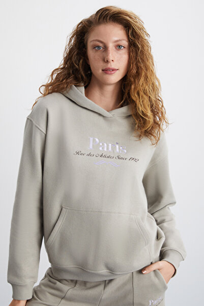 ETHIQUET Taina Women's Embroidery Detailed Organic Cotton City Themed Regular...