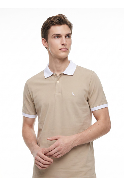 ALTINYILDIZ CLASSICS ACE091262941 Lacivert - Yeşil Polo T-Shirt