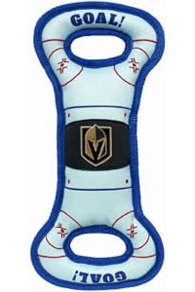 Pets First لعبة مضغ وسحب للكلاب على شكل كرة هوكي من NHL New York Rangers، بأل...