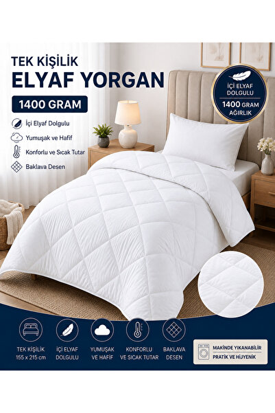 Elyaf yorgan tek kişilik