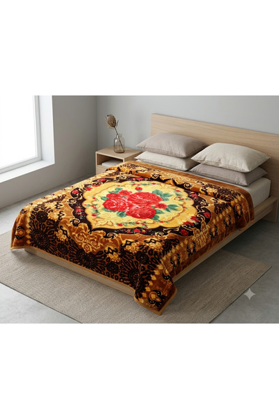 Generic Sine Mas Korean Naver and Text 2-Layer Blanket - Approx. 3kg - Soft a...