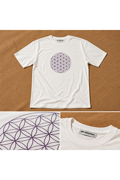 Me selection Flower of Life Design 100% Cotton Unisex Basic T-Shirt
