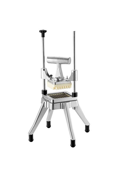 OMS Feliator multifunctional profesional pentru cartofi, 4 x lame, Aluminiu/I...
