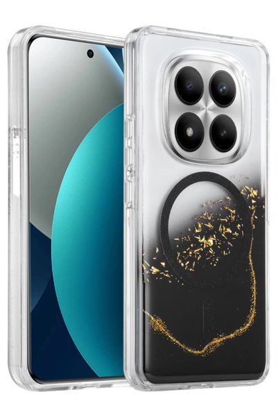 Generic Brand غطاء Onegif Xiaomi Redmi Note 15 Pro Plus 5G Lotus Silvery Mags...