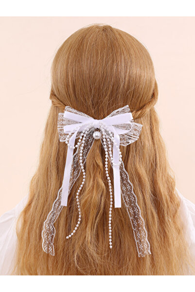 Take Two By Styli Lace Bow Hair Clip