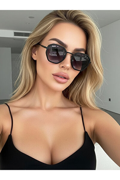 Take Two By Styli Retro Polygon Sunglasses