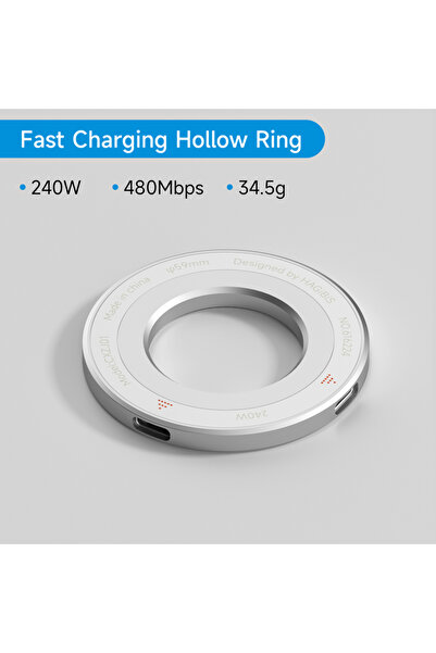 choice2 Ring 240W 480Mbps Hagibis Magnetic Adapter Ring for Phone and Tablet ...
