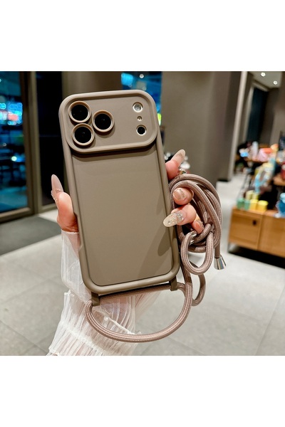 Choice79 جراب هاتف بني جديد لهاتف آيفون 15 بلس، متوافق مع آيفون 18، 17، 16، 1...