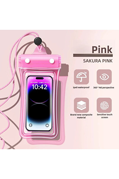 Choice Pink Universal Waterproof Phone Cases Bag For Various Models iPhone S2...