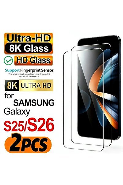 Choice24 Galaxy S25+ 2 Pieces High Definition 2Pcs Full Cover Screen Protecto...