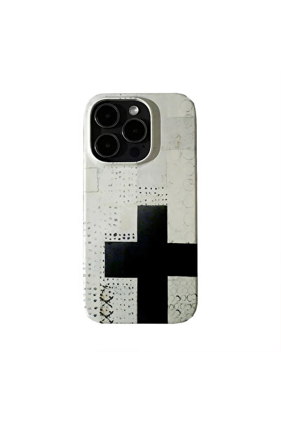 Choice18 iPhone17 A Hot Sale Ins Retro Red Cross Art Jelly Phone Case For iPh...