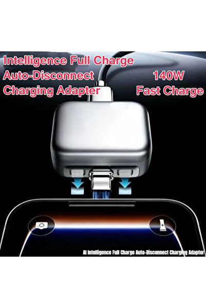 Choice 140W Intelligence Full Charge Auto-Disconnect Charging Adapter Fast Ch...