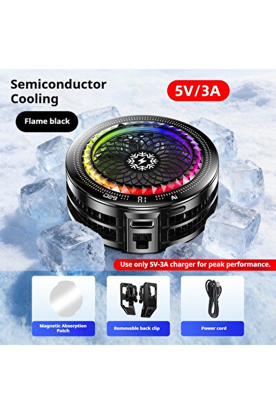 Choice Black 2026 TH29 Lightweight Semiconductor Phone Cooler, Real Ice Cooli...