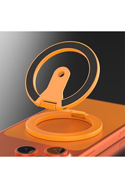 Choice4 Orange For MagSafe Magnetic Phone Holder, Double-sided Magnetic Ring ...