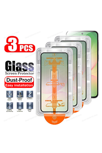 Choice11 Galaxy A26 3Pcs Tempered Glass 3Pcs 8K Dust-Free Screen Protector Fo...