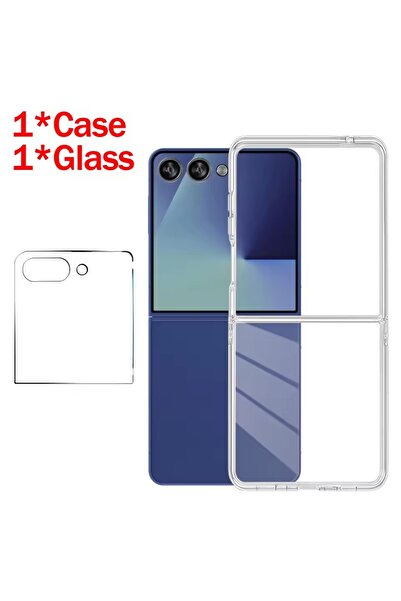 Choice3 2 in 1 Set Case with Tempered Glass for Z Flip 7 Screen Protectors Ul...