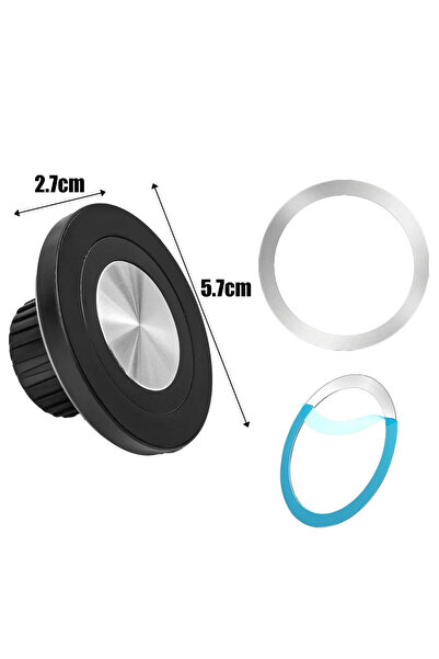 Choice 1 Set Universal Magnetic Car Phone Holder Parts 17mm Ball Head Base Ma...