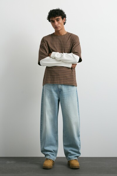 Pull & Bear Baggy balon jean