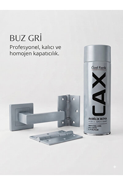 caxcolors CAX Akrilik Sprey Boya - Kapı Kolları Ve Menteşeler İçin Özel Renk ...