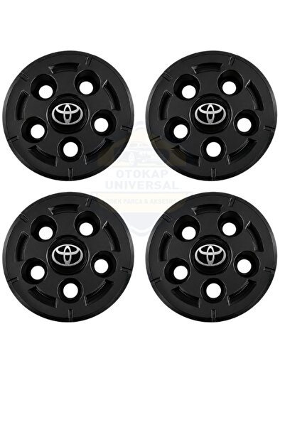 KAPOTO Toyota Proace Max 5 Bijon Siyah Jant Göbeği 4 Lü Takım Jant Göbek Kapa...