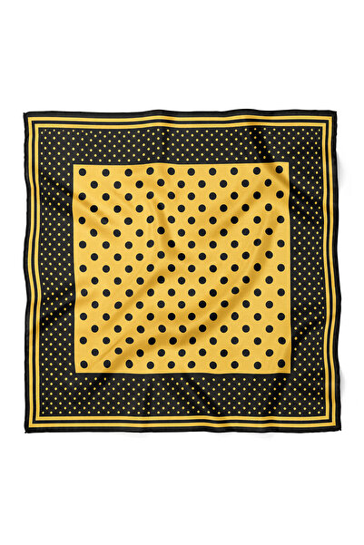 nehir eşarp Polka Dot Pattern Scarf Bandana 70X70 cm
